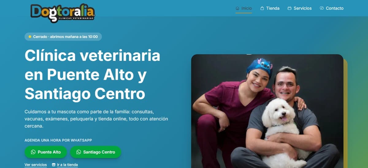Proyecto real: Dogtoralia Vet